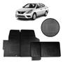 Imagem de Jogo de Tapete de Borracha Preto para Nissan Versa 2012 a 2021 4 Peças - Carfloor G020.0