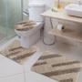 Imagem de Jogo de Tapete para Banheiro 3 peças Resort Jolitex- Clean