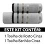 Imagem de Jogo de toalhas Banhão Gigante + Rosto Karsten Lumina 2 Peças Fio Penteado - Emcompre