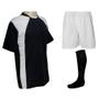 Imagem de Jogo de Uniforme Completo 20+1 Preto/Branco