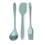 Imagem de Jogo De Utensílios Cozinha Brinox Silicone Kit 3 Peças Verde