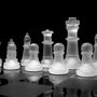 Imagem de Jogo de xadrez De Vidro 20 x 20 CM