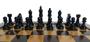 Imagem de Jogo de xadrez oficial tabuleiro marchetado - rei 10 cm