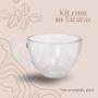 Imagem de Jogo De Xicaras Café / Chá 220 Ml Com 10 Cor Transparente Liso