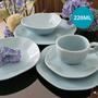 Imagem de Jogo De Xicaras Chá Café Pires 6Pcs Porcelana Blue Bay 220Ml