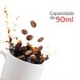 Imagem de Jogo de Xícaras de Café Oásis 90ml Açucareiro 360ml com Suporte