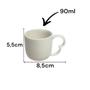 Imagem de Jogo De Xícaras Para Café 90ml Com Açucareiro Para Mesa Posta Tipo Bandeja