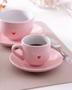 Imagem de Jogo de Xicaras Porcelana 90ml Café Chá 12 Peças Com Pires