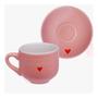 Imagem de Jogo de Xicaras Porcelana 90ml Café Chá 12 Peças Com Pires