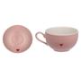 Imagem de Jogo de Xícaras Porcelana Café 6 Xícaras e 6 Pires 90ml Lamour