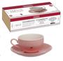 Imagem de Jogo de Xícaras Porcelana Café 6 Xícaras e 6 Pires 90ml Lamour