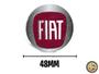 Imagem de Jogo Emblema Resinado Fiat Vermelho Roda Calota Centro 48mm