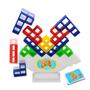 Imagem de Jogo Equilibre Blocos Tetris Torre Encaixe Jogadores Brinquedo Tower Equilíbrio Caiu Perdeu