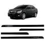 Imagem de Jogo Friso Slim Lateral Chevrolet Cobalt Original com Grafia