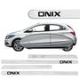 Imagem de Jogo Friso Slim Lateral Chevrolet Onix Original com Grafia