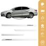 Imagem de Jogo Friso Slim Lateral Toyota Corolla Original com Grafia Cores