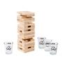 Imagem de Jogo Jenga Com Copos e Dose
