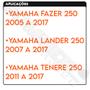 Imagem de Jogo Junta Fazer 250/ Xtz 250 Lander/ Xtz 250 Tenere Vedamotors