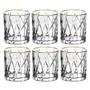 Imagem de Jogo Kit Copos Vidro Whisky 6 Pcs Dover 310Ml Bar Drink