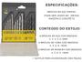 Imagem de Jogo kit de Brocas Com 16 Peças Ferro / Concreto /Madeira videa de aço