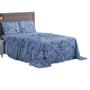 Imagem de Jogo Lençol Cama Queen 4 Peças 100% Algodão Malha Penteada