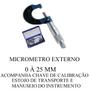 Imagem de Jogo Micrometro Analogico Externo Marberg 0-25 e 25-50mm Estojo