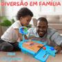 Imagem de Jogo Mini Basquete Com Lançador DE BOLINHAS QUADRA BASKETBALL Diversão Brinquedo Infantil