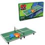 Imagem de Jogo Mini Ping Pong de Mesa Infantil Com Rede E RaquetesMultikids