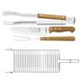 Imagem de Jogo para Churrasco Dynamic com Grelha Inox 31x19 Carne Peixe Frango Tramontina