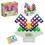 Imagem de Jogo para Familia Tetris Brinquedo Crianca Jogo Educativo Equilibrista tetris Jogo de Equilibrar