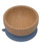 Imagem de Jogo Para Refeição Infantil Com Ventosa em Bambu e Silicone Com Bowl e Talher