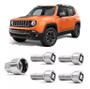 Imagem de Jogo Parafuso Antifurto Roda Segredo Trava Jeep Renegade
