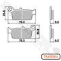 Imagem de Jogo Pastilha de Freio Dianteiro + Traseiro GasGas Ec 250 2000 A 2011 VL Brakes