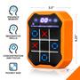 Imagem de Jogo Portátil PlayRoute Tic-Tac-Toe Eletrônico 3 em 1 - Para Crianças