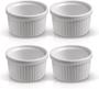 Imagem de Jogo Potes de Porcelana Ramekin Ramequim para Molhos e Petiscos 75ml Lyor