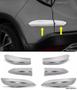 Imagem de Jogo Protetor Parachoque Dianteiro e Traseiro Honda HRV Com Friso Cromo 
