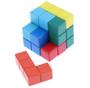 Imagem de Jogo Quebra Cabeça Cubo 3D Madeira Blocos De Construção