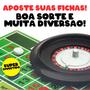 Imagem de Jogo Roleta Cassino Fichas Diversão Para Família Lugo Brinquedos