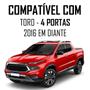 Imagem de Jogo Soleira Premium Elegance Fiat Toro 2016 2017 2018 2019 2020 2021 2022 2023 2024 - 4 Portas ( Vinil + Resinada 8 Peças )