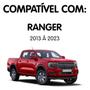 Imagem de Jogo Soleira Premium Elegance Ford Nova Ranger 2013 a 2023 - 4 Portas ( Vinil + Resinada 8 Peças )