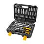 Imagem de Jogo soquetes ponteiras encaixe 1/2" 1/4"c/catraca 108pcs vd