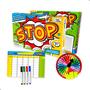 Imagem de Jogo Stop Educativo Diversão para Toda Família Presente Brinquedo Jogos de Tabuleiro Infantil Adulto - Pais e Filhos