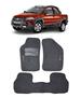 Imagem de Jogo Tapete Carpete Fiat Strada Adventure Cabine Dupla 02 a 11 com Logo Bordado Grafite - 400.316GRF