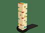 Imagem de Jogo torre equilibrio cores em madeira c/ 69 peças brinquedos junges