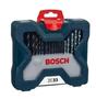 Imagem de Jogo X-line Bosch Furar E Parafusar, Brocas E Bits C/ 33 Pcs