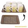 Imagem de Jogo Xícara Café Expresso Conjunto 6 Canecascom Bandeja 85Ml