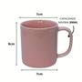 Imagem de Jogo Xicara Caneca Cafe Cha Porcelana Rosa 200ml 06un