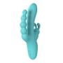 Imagem de Joker S-Hande Vibrador Triplo Rabbit Clitóris Ponto G Estimulo Anal 9 Intensidades 21cm x 11cm Recarregável em Silicone