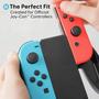 Imagem de Joycon Comfort Grip para Nintendo Switch por TalkWorks  Acessórios de jogo controlador Joystick Portátil Suporte de controle remoto Joy Con Kit, Preto