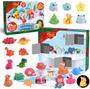 Imagem de JOYIN Light Up Bath Toys 2021 Natal 24 Dias Calendário do Advento da Contagem Regressiva para Crianças Crianças LED Brinquedos flutuantes Piscina de Chuveiro Definir Xmas Presentes Festa de Natal Favor